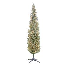 Cashmere Pencil Christmas Tree 7 Ft Pre Lit Cashmere Pencil Christmas Tree 7 Ft Pre Lit